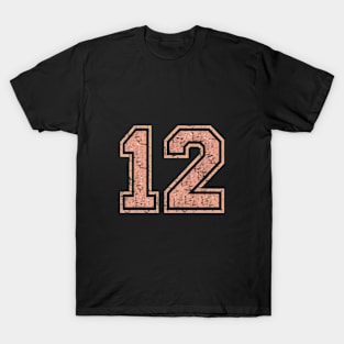 Number 12 - Number of Unique - Team T-Shirt